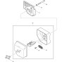 Muffler Assembly for Makita DCS400-30