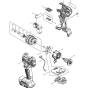 Makita DDF083Z Main Assembly