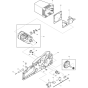 Motor & Gear Assembly for Makita