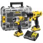 DCK211D2T XR Twin Pack 10.8 Volt 2 x 2.0Ah Li-Ion by DEWALT - DCK211D2T-GB