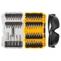 DT70703 Screwdriving Set, 47 Piece + Safety Glasses