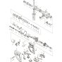Main Assembly for Makita DHR202Z