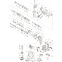 Main Assembly for Makita DHR242RMJ