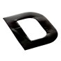 Self Adhesive 80mm Black Digit - Letter D
