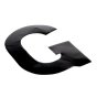 Self Adhesive 80mm Black Digit - Letter G