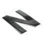 Self Adhesive 80mm Black Digit - Letter N