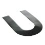 Self Adhesive 80mm Black Digit - Letter U