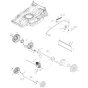 Wheel Assembly for Makita DLM539