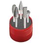 Solid Carbide Rotary Burr Cylindrical Set 5 Piece by Dormer - P88001