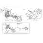 Recoil Starter for Makita DPC6431