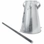 Slump Cone and Rod Set for Testing Concrete Consistency