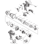 Makita DTW1001Z Assembly