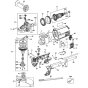 Main Assembly for DeWalt DWE496