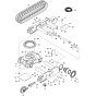 Undercarriage Assembly for BobCat E17Z