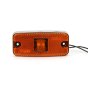 Amber LED Side Marker Lamp, 10-30V, Horizontal, Reflector, IP66 (MP8575B)