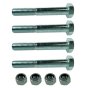 M12 x 100mm Leaf Spring Bolts & Nyloc Nuts, Grade 10.9, 4 Pack (MP10310)
