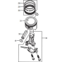 Piston Assembly for Makita EG5550A
