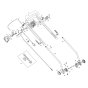 Handle Assembly for Makita ELM3320