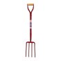 All Steel Fork MYD Handle by Faithfull - 5TFAM
