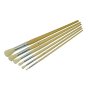 Round Fitch Brush Set of 6 2, 4, 6, 8, 10 & 12mm by Faithfull - 75Q0191