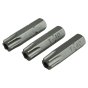 TORX (Star) Head Security S2 Grade Steel Screwdriver Bits T40S x 25mm Pk 3