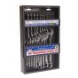 Chrome Vanadium Combination Spanner Set of 18 Metric 6 to 24mm by Faithfull