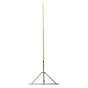 Aluminium Builder's Spazzle with Wooden Handle