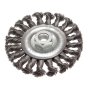 Circular Wire Brush 115mm x 12 x M14 x 2 0.35mm Wire by Faithfull - 4311514135
