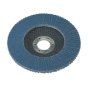 Flap Disc Zirconium Dia.125mm 22mm Bore 80Grit Sealey Part No. FD12580