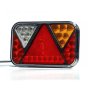 12V LED Left Hand Rectangular Combination Lamp With No. Plate Light