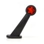 LED Outline Marker Lamp, 10-30V, Red/White, LH, 45° (MP8718BL)
