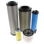 Filter Kit for Thwaites MACH 201 Dumper with Yanmar 3TNV76-KWA Engine