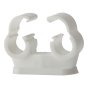 Pipe Clip Double Cliplock 15mm Box 50 by Forgefix - PCDC15