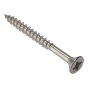 Multi-Purpose Pozi Screw CSK ST Stainless Steel 5.0 x 70mm Box 100 by Forgefix - POZI570SS