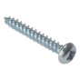 General Purpose Pozi Screw Round Head TT ZP 1.1/4in x 8 Box 200 by Forgefix - RH1148ZP