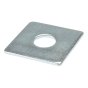 Square Plate Washer ZP 50 x 50 x 16mm Bag 10 by Forgefix - 10SQPL5016