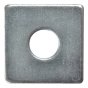 Square Plate Washer ZP 50 x 50 x 16mm Bag 10 by Forgefix - 10SQPL5016