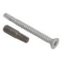 TechFast Roofing Screw Timber - Steel Light Section 5.5 x 60mm Pack 100 by Forgefix - TFCL5560
