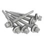 TechFast Hex Head Roofing Screw Self-Drill Heavy Section 5.5 x 60mm Pack 50 by Forgefix - TFHH5560