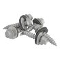 TechFast Hex Head Screw Sheet to Timber 6.3 x 32mm Pack 100 by Forgefix - TFHT6332