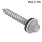 Hex Slash Metric Timberscrew, Size: 6.3 x 45mm - Pack of 100