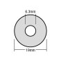 TechFast Bonded EPDM Washer 6.3 x 19mm - Pack of 100