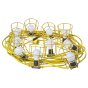 Festoon Lights 10 ES Bulbs 110V 22m Faithfull Power Plus