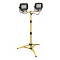 COB LED Twin Tripod Site Light 2800 Lumen 40 Watt 240 Volt Faithfull - EBLED-20DX2