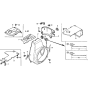 Fan Cover Assembly for Honda G100K2