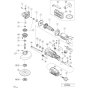 Main Assembly for Hikoki G12SS2