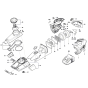 Bosch GAS 18V-1 Vacuum Assembly