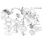 Bosch GEX 150 AC Sander Assembly