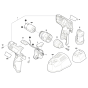Bosch GSB 120-LI Drill Assembly