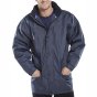 Guardian Jacket Poly Quilt Lining 2way Front Zip & Storm Flap Navy Blue 3XL